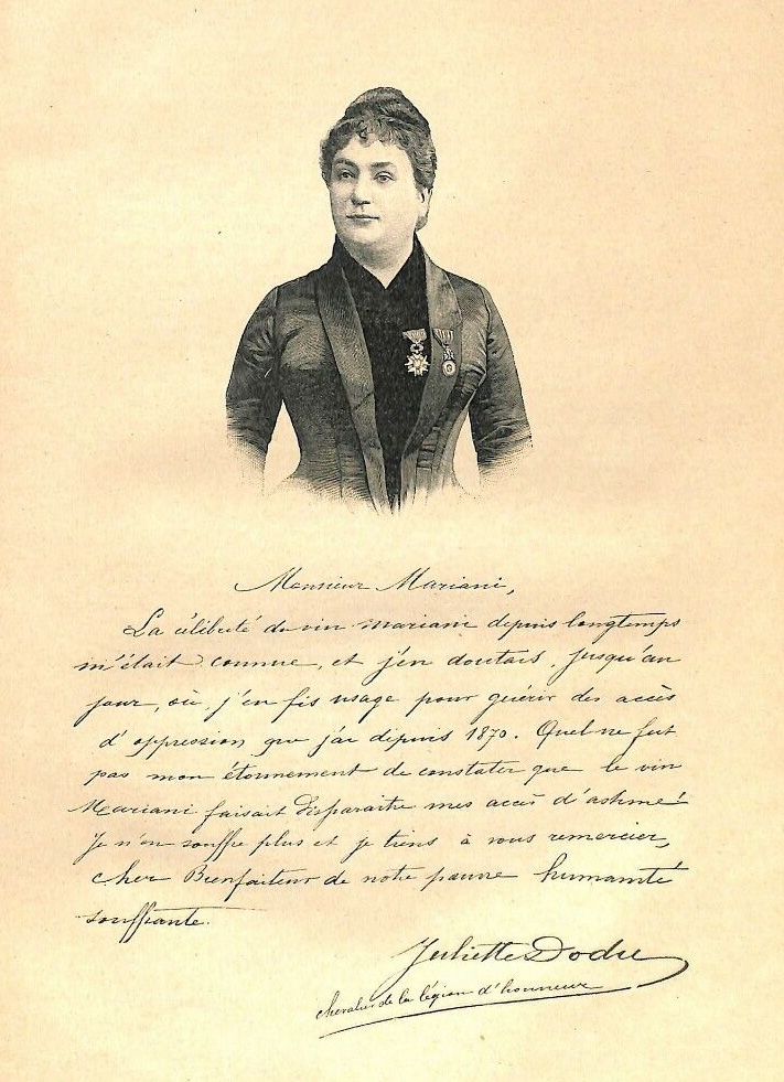 Portrait ancien de Juliette Dodu